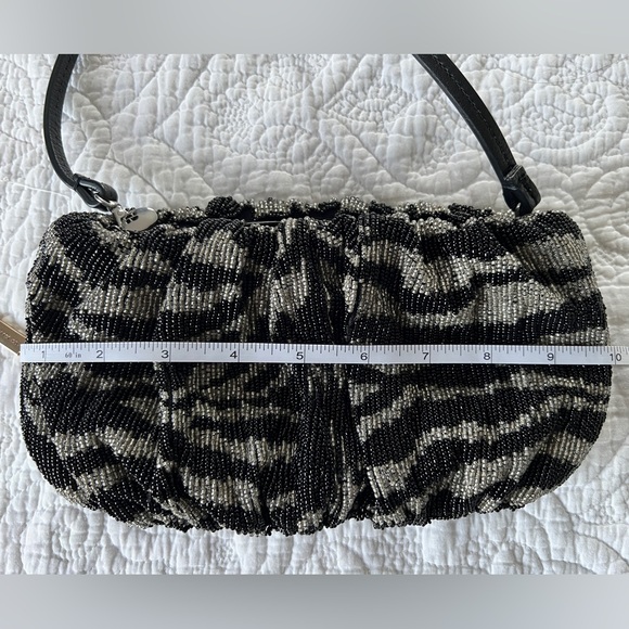 Staud Zebra beaded bean bag - Picture 9 of 13